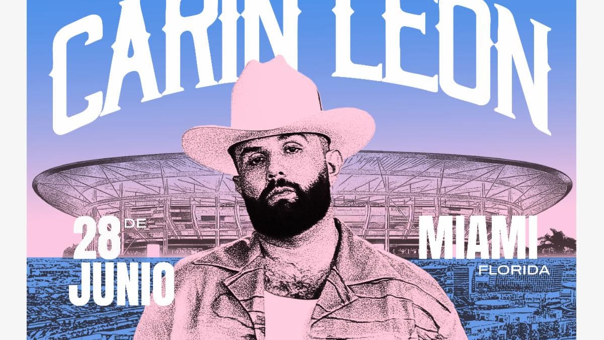 Carín León hará historia con el primer concierto en el Nu Stadium de Miami Freedom Park