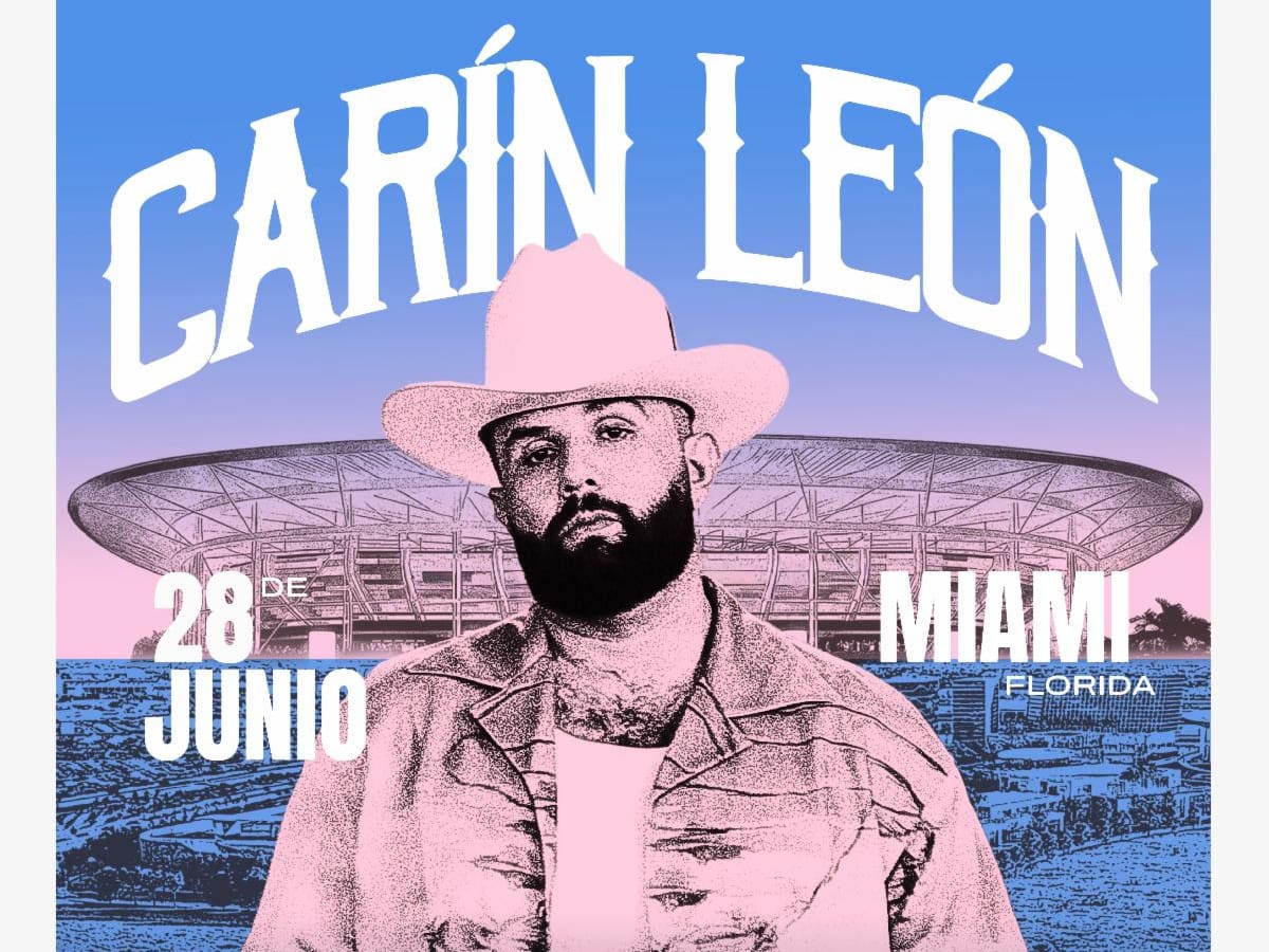 Carín León hará historia con el primer concierto en el Nu Stadium de Miami Freedom Park