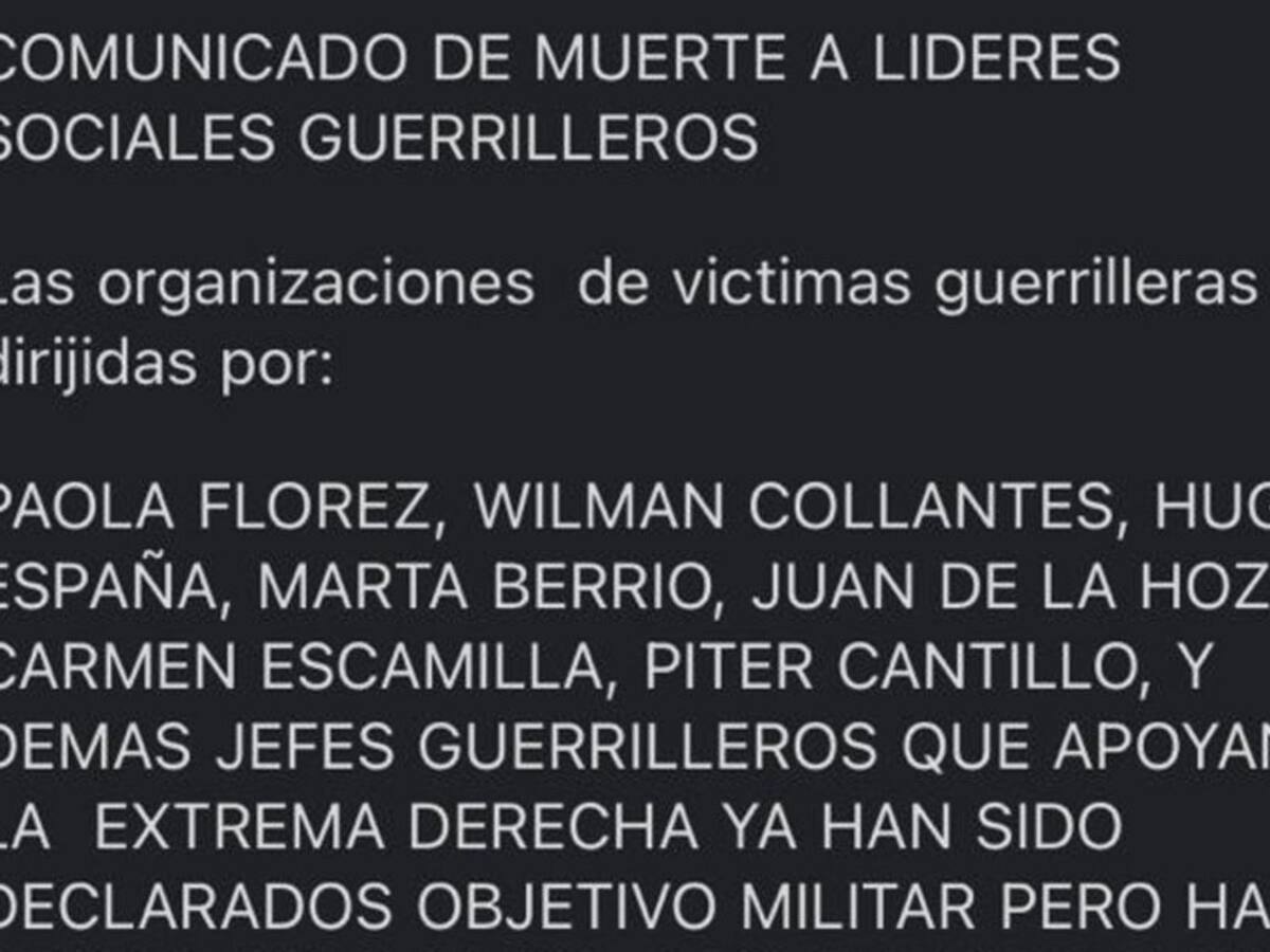 En Santa Marta las amenazas a líderes sociales son la antesala a asesinatos