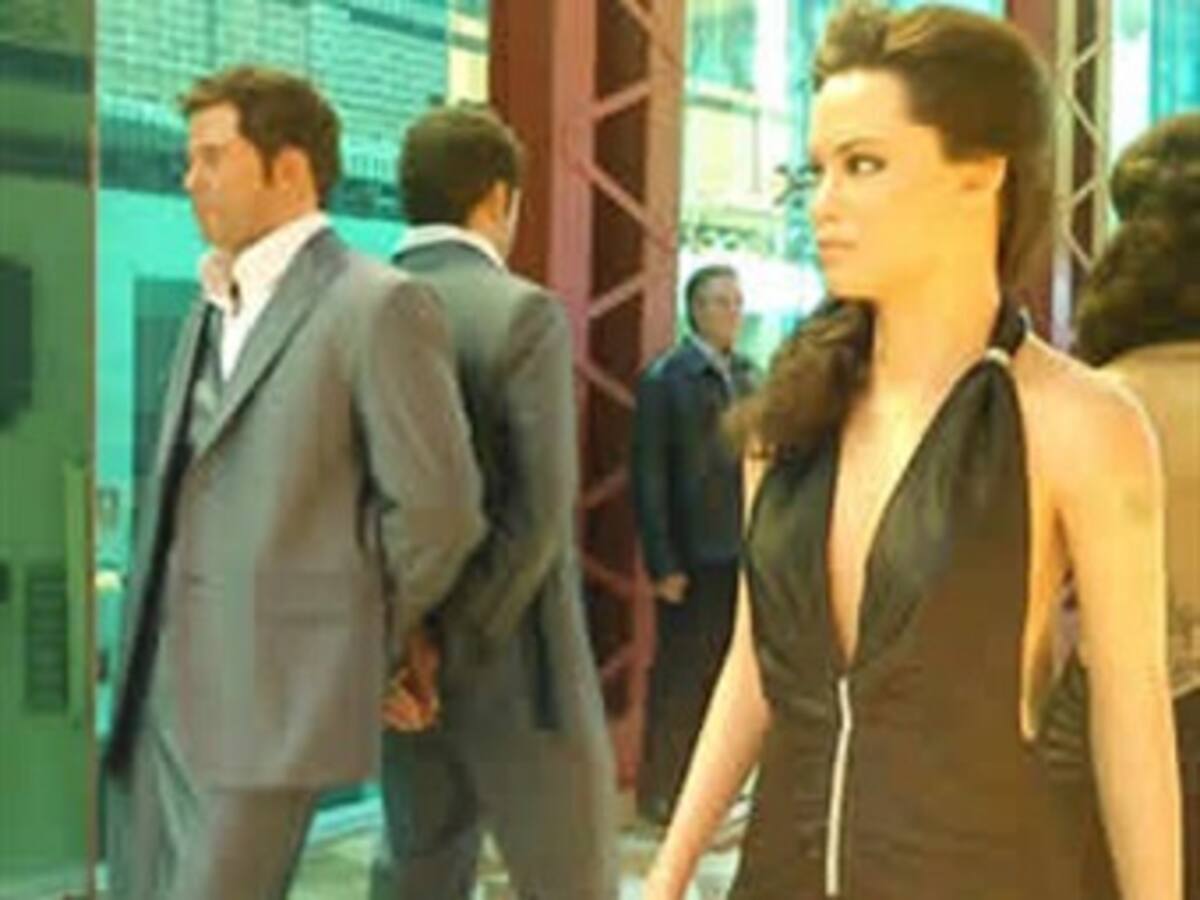 Angelina Jolie y Brad Pitt en México, aunque de cera