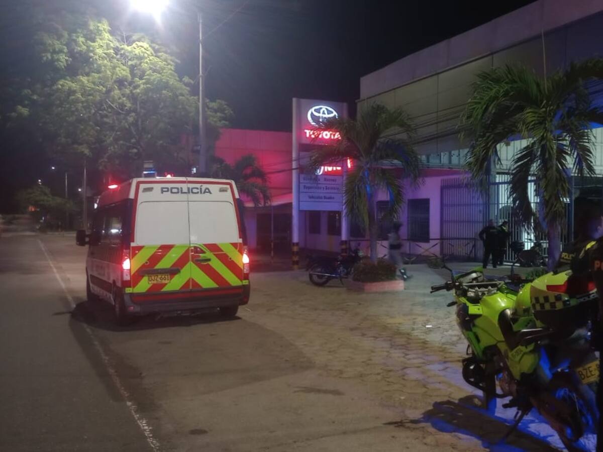 Atentado contra concesionaria en Neiva, no deja víctimas solo daños materiales