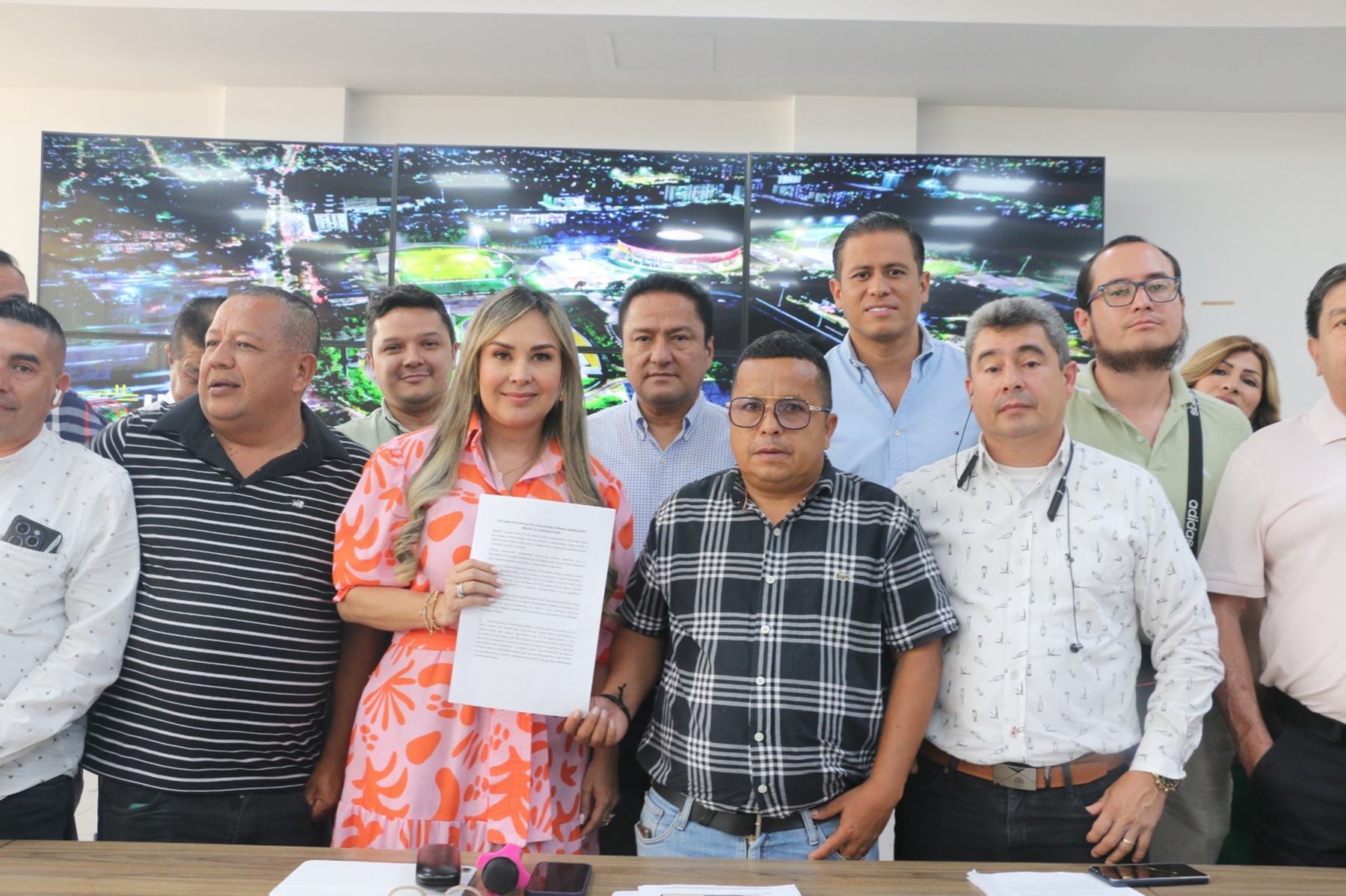 Alcaldía de Ibagué y Transportadores