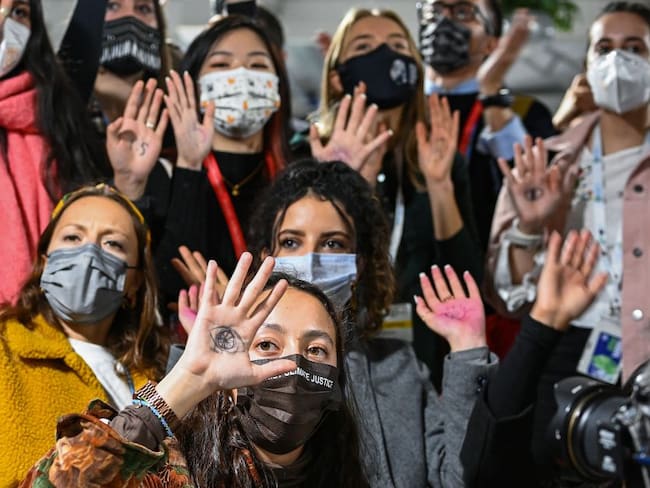 Protestas ante la COP26