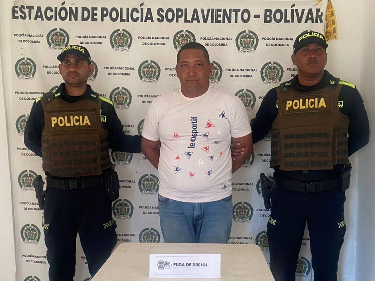 En Soplaviento capturaron a ‘El Dagny’ por incumplir detención domiciliaria
