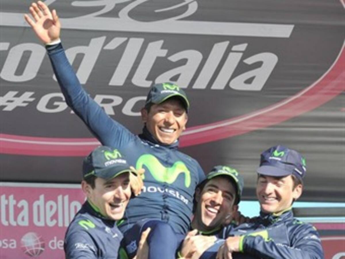 Nairo Quintana: ‘Solo queda finalizar en Trieste con las manos en alto’