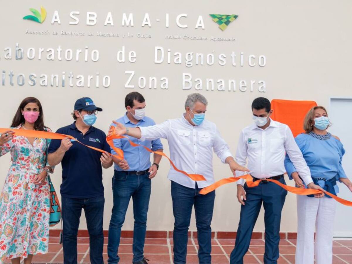 Presidente Duque participó en inauguración del laboratorio anti Fusarium