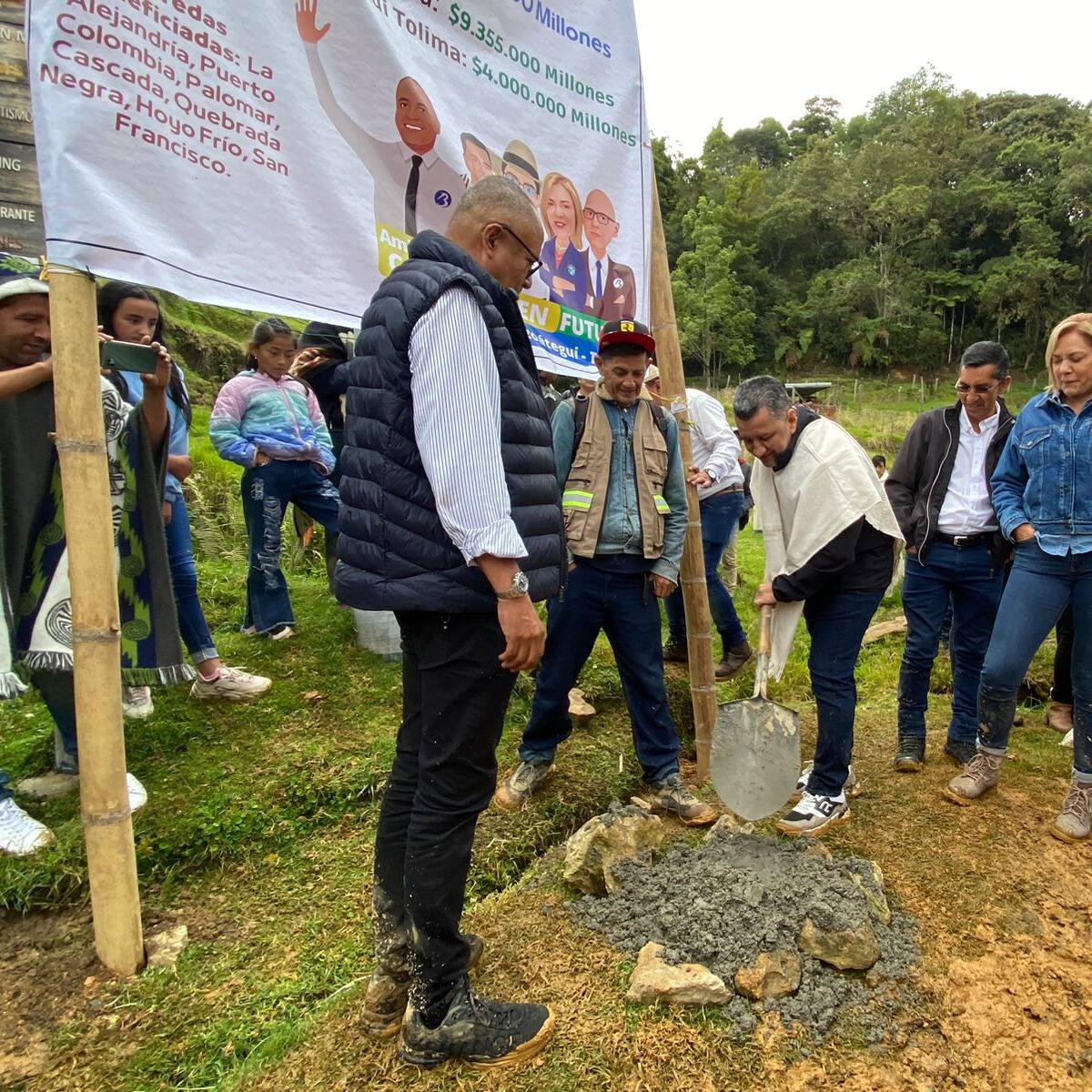 Arranca proyecto de instalación de placa huella en Anzoátegui, Tolima