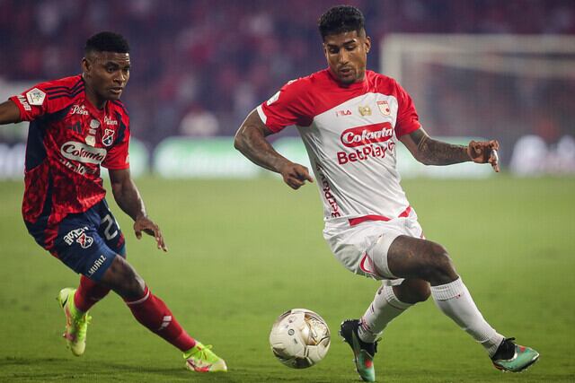 Medellín vs. Santa Fe en el partido de ida de los cuartos de final de la Copa Colombia / Colprensa