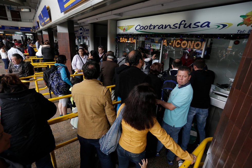 A la fecha se han movilizado 1.181.681 pasajeros desde las terminales de Bosa y Salitre en Bogotá, con motivo de la temporada de Fin de Año.