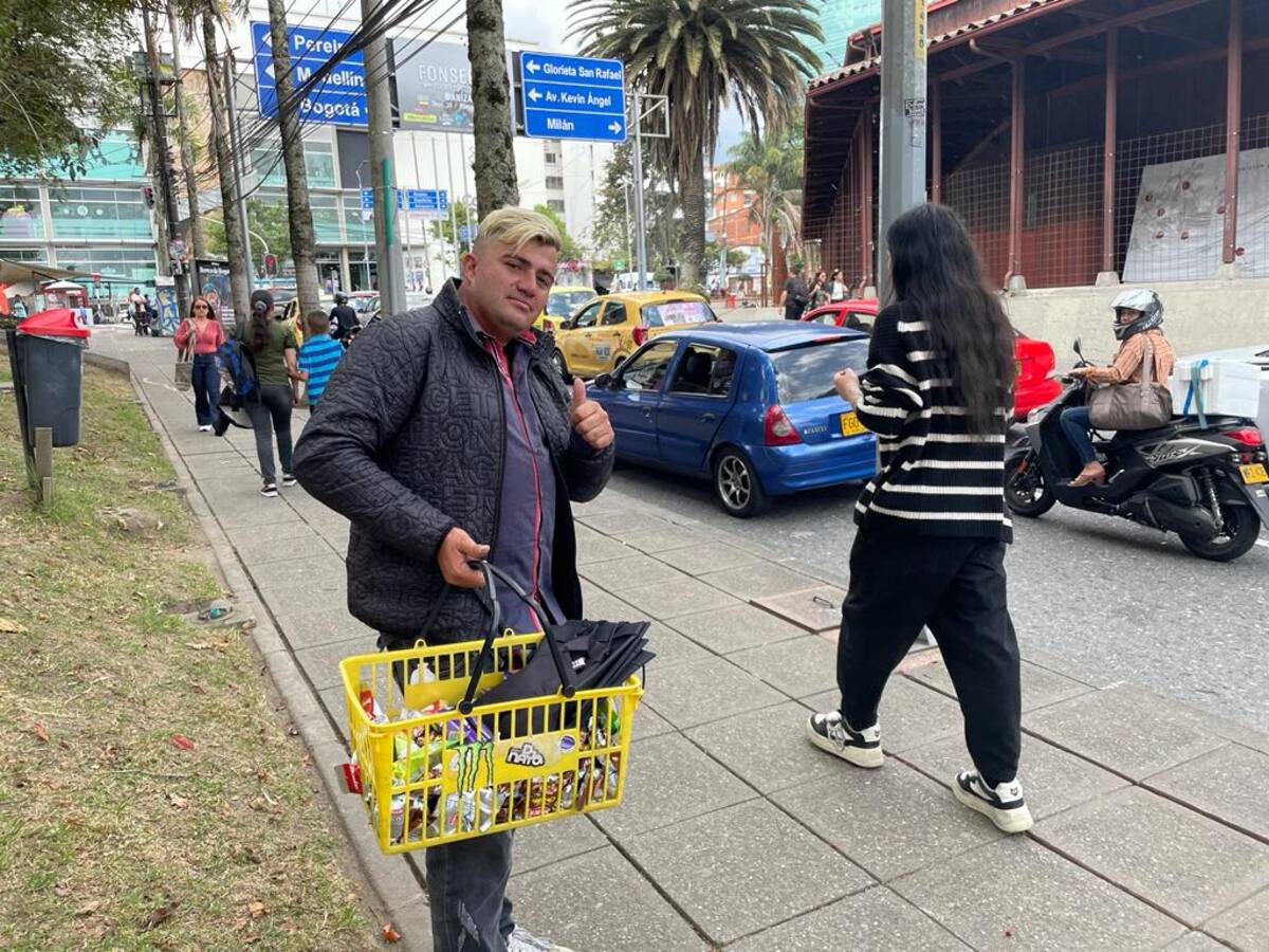 Un vendedor ambulante aspira ser concejal de Manizales