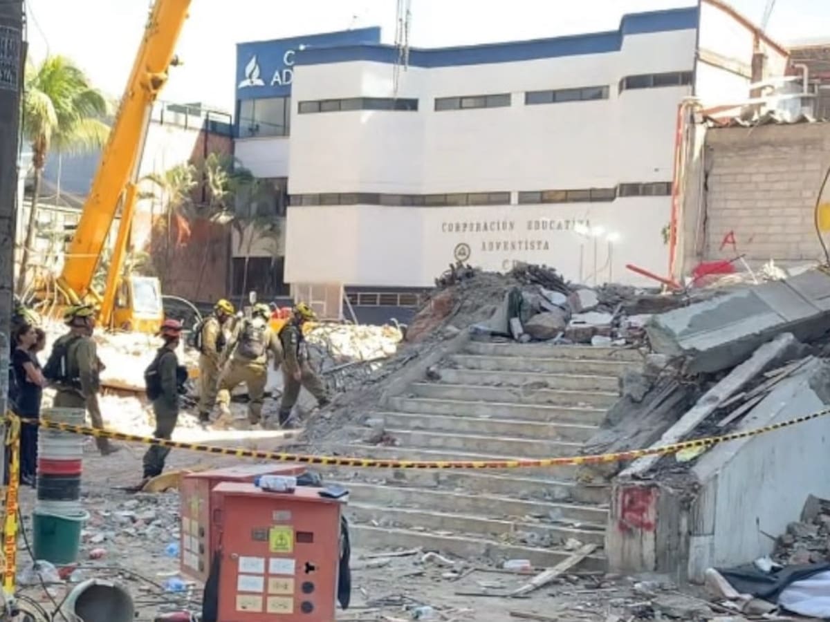 Equipo de rescate israelí ayudó a recuperar 14 cuerpos bajo escombros del edificio Vanessa en Cali