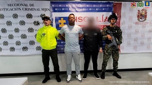 Kadhir Antonio Martínez Copete, sargento activo del Ejército capturado por tráfico de estupefacientes. Foto: Fiscalía.