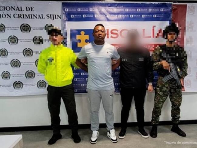 Kadhir Antonio Martínez Copete, sargento activo del Ejército capturado por tráfico de estupefacientes. Foto: Fiscalía.