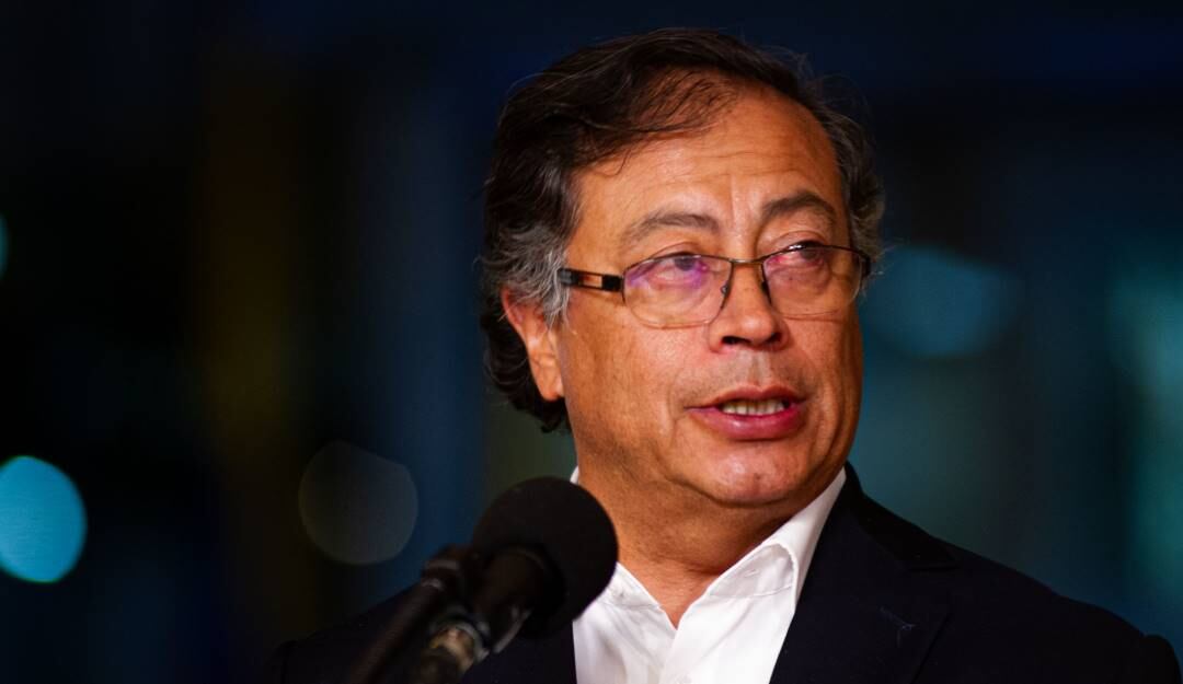 El presidente colombiano, Gustavo Petro.                Foto: Getty 