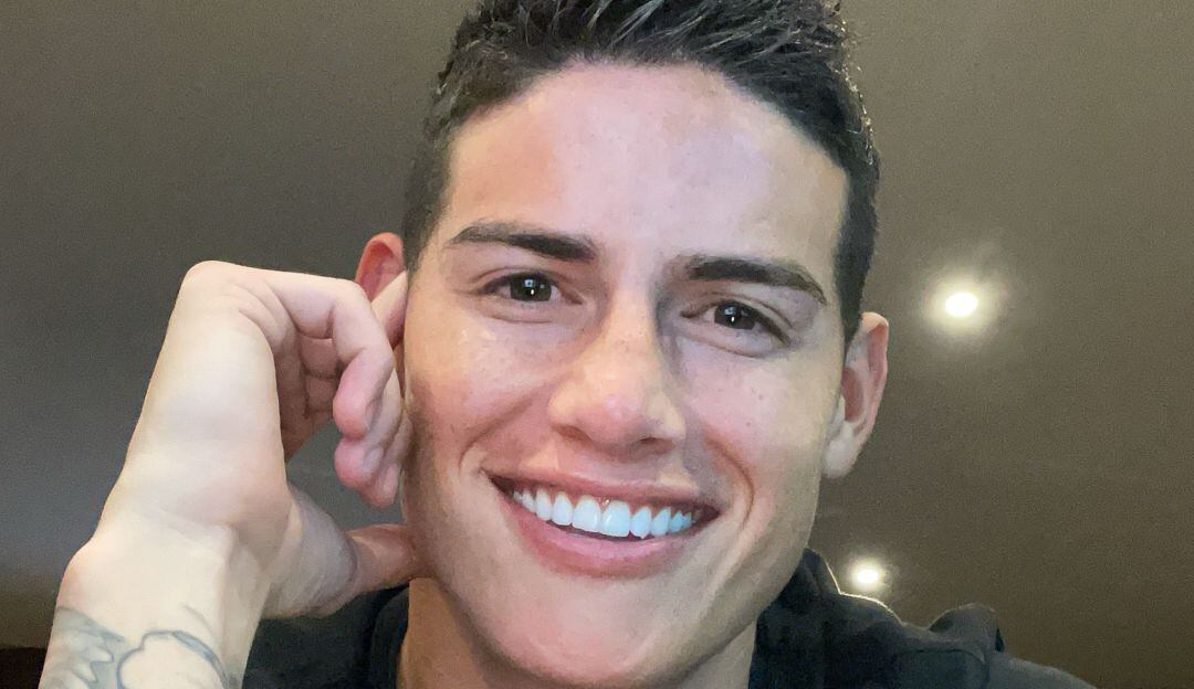 James Rodríguez y la foto que encendió las redes sociales.