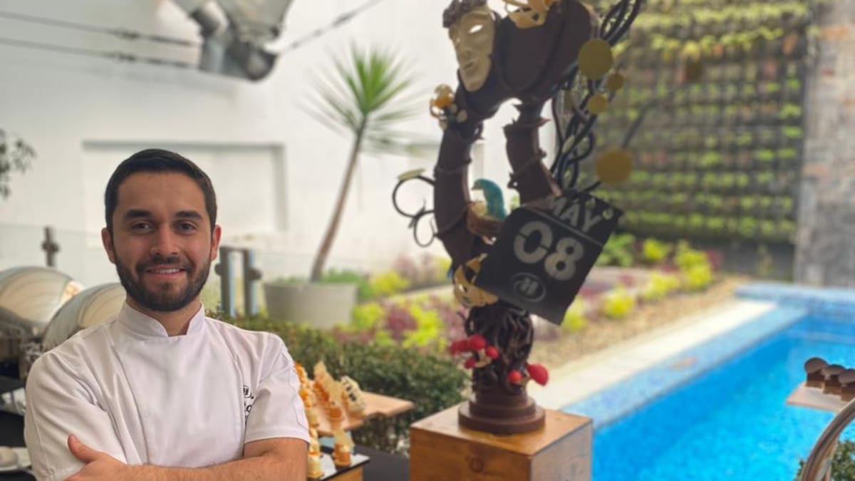 Habla el chef pastelero, Alejandro Gutiérrez.