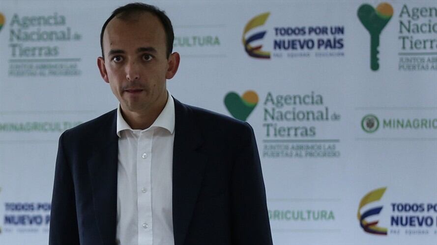 Miguel Samper, director de la Agencia Nacional de Tierras. Foto: Colprensa