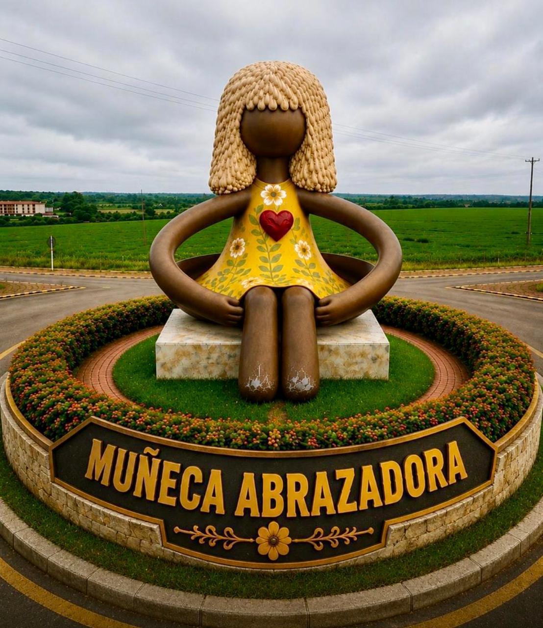Muñeca abrazadora un homenaje a los desaparecidos que se levantará en Cúcuta / Foto Cortesía