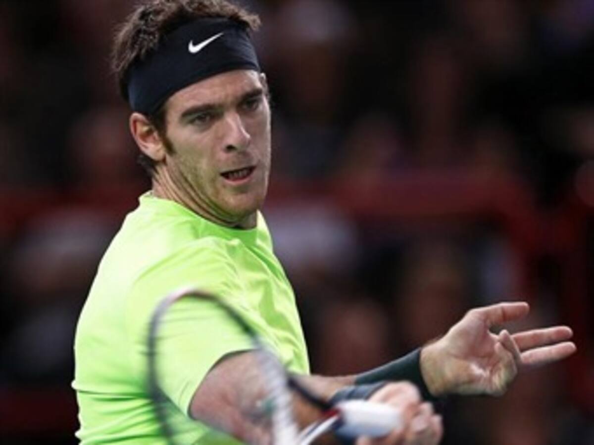 Del Potro, otro favorito que dijo adios al Masters de París