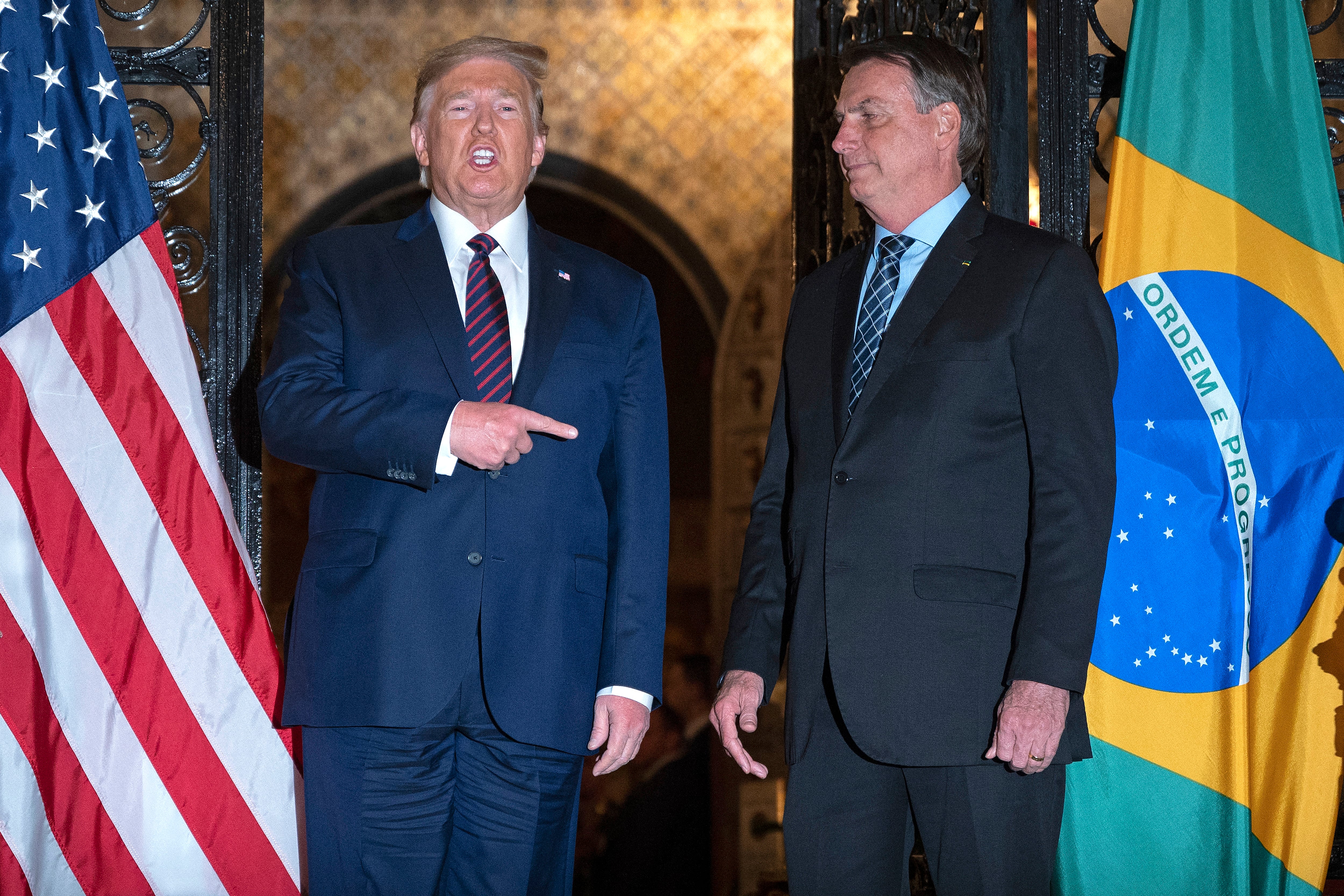 Donald Trump y Jair Bolsonaro. Foto: JIM WATSON/AFP via Getty Images.