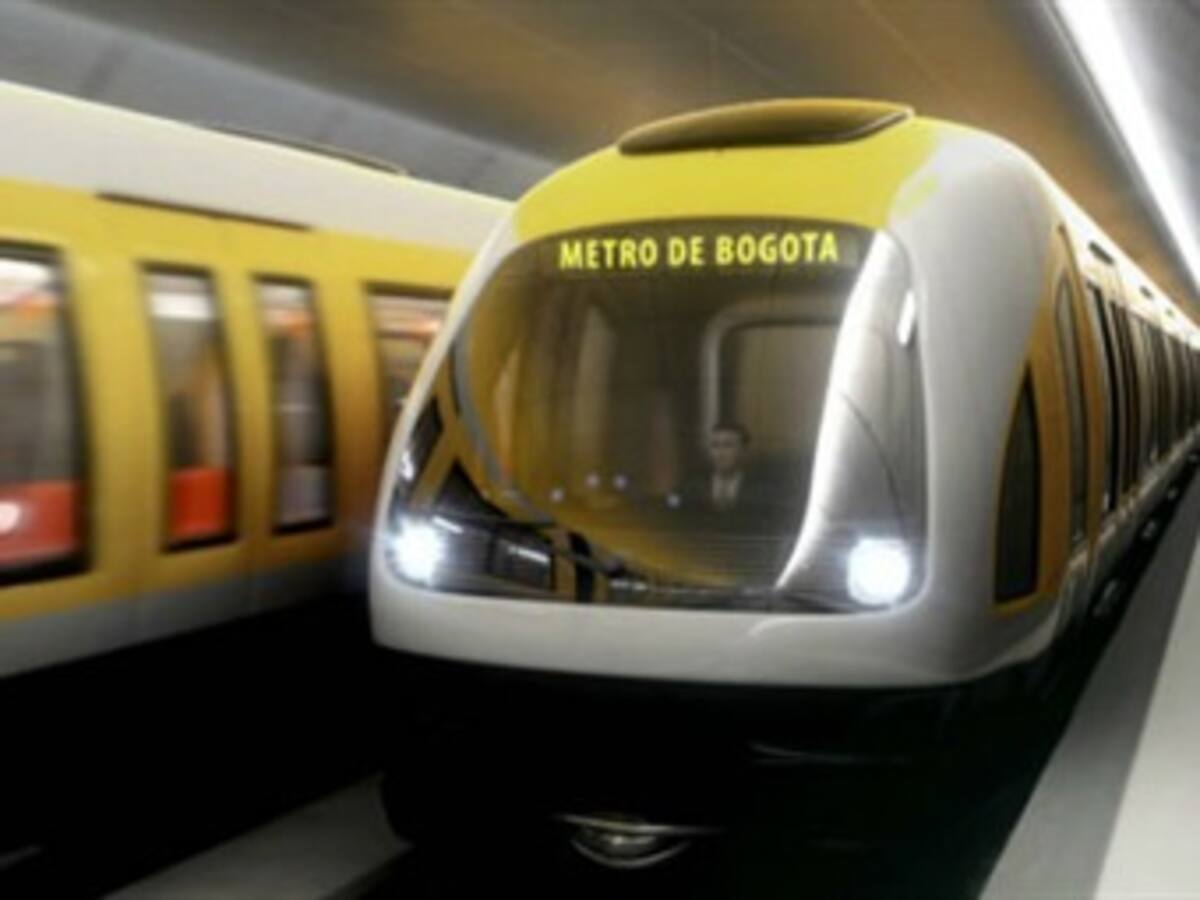Metro de Bogotá costaría 15 billones de pesos