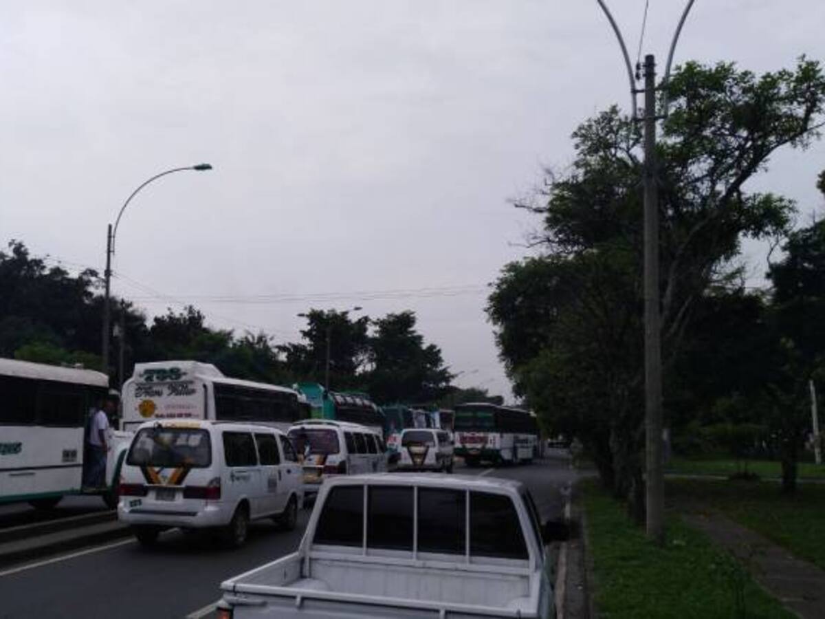 En Cali Protestan transportadores por decreto de chatarrizacion