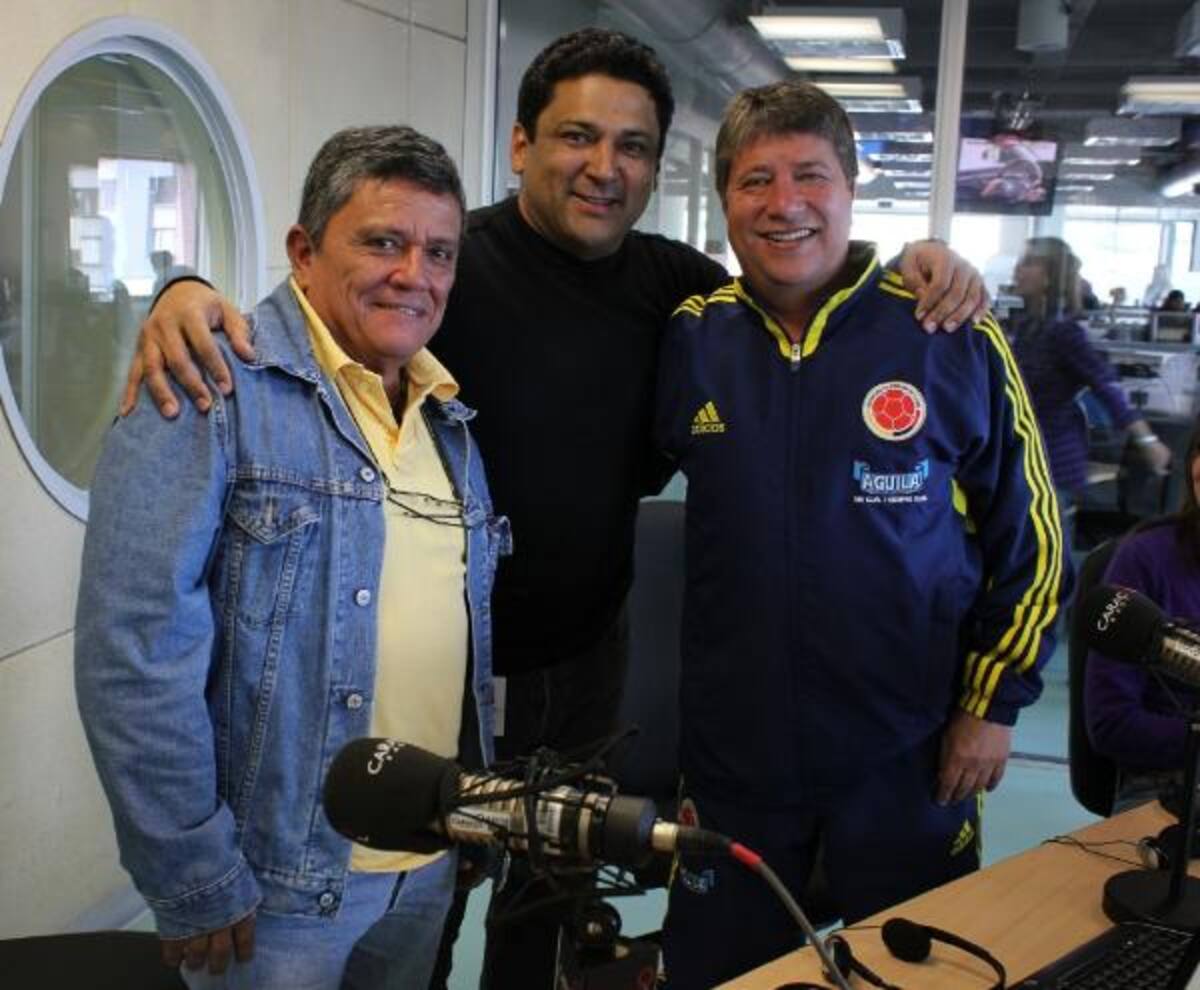 El Cholo Valderrama, Frank Solano y Hernán Darío (Bolillo)Gómez
