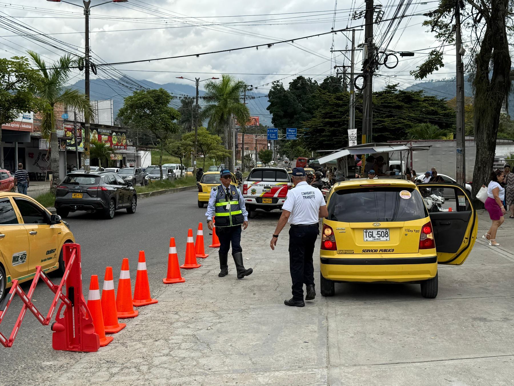 Carril exclusivo en la zona del Papayo