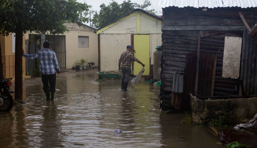 Inundaciones en Puerto Rico tras el paso del huracán Fiona. Foto: Getty