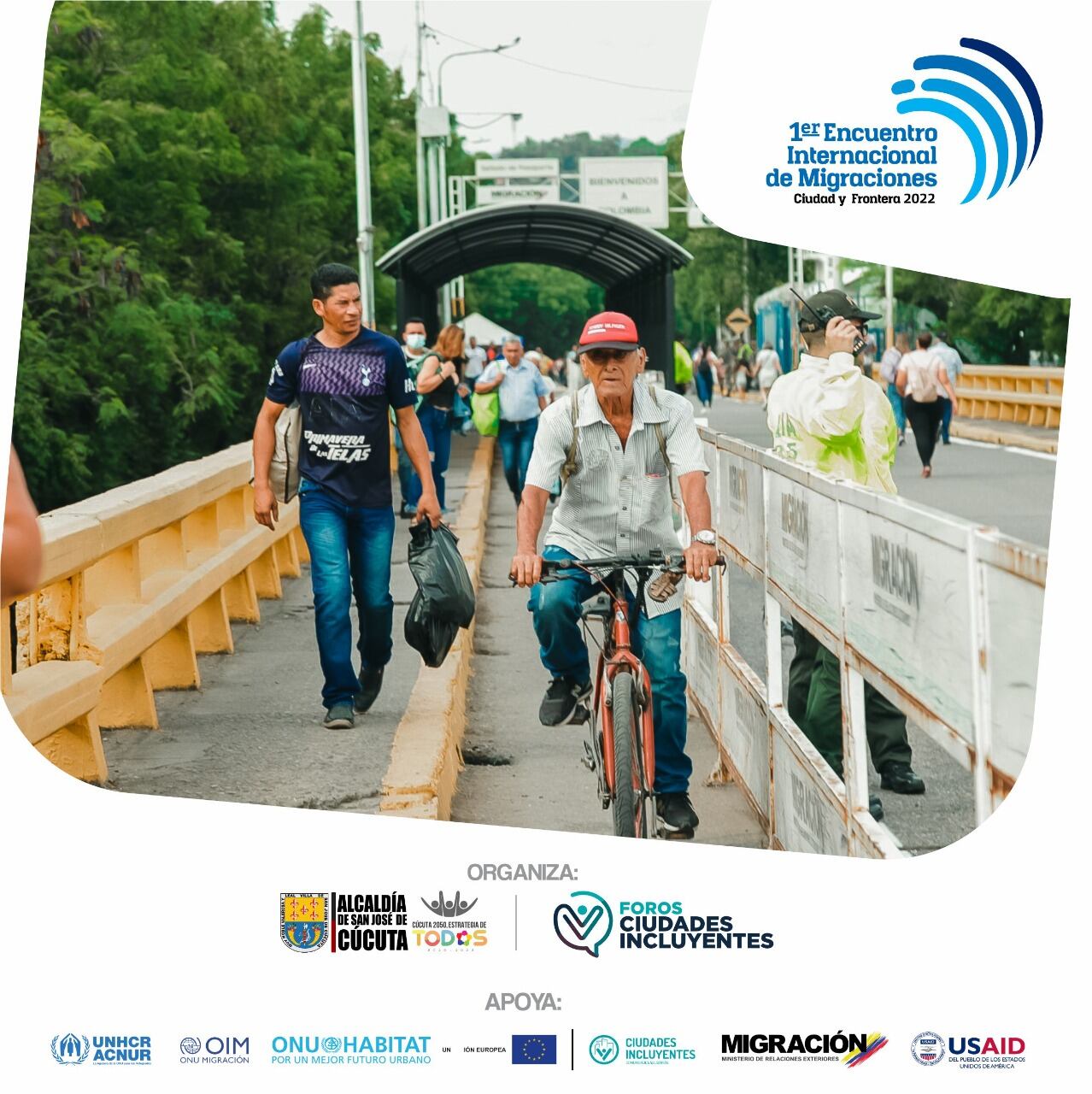 Encuentro migraciones. Foto alcaldía de Cúcuta