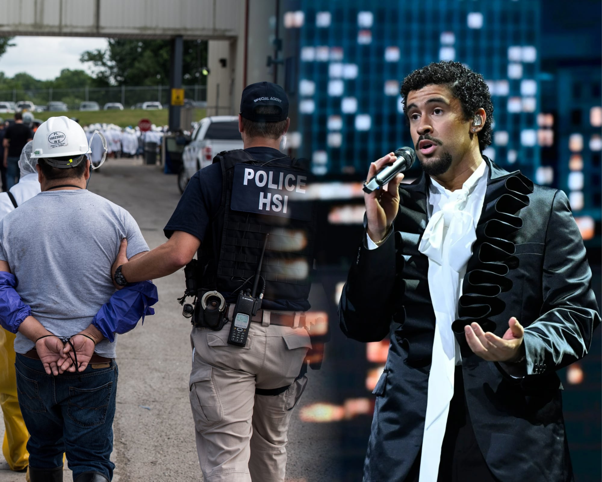 El asesor especial en el Departamento de Seguridad Nacional, criticó a la NFL por fichar al cantante puertorriqueño para encabezar el espectáculo de medio tiempo del Super Bowl 2026, y aseguró que “no hay ningún lugar donde se pueda brindar refugio” a los migrantes indocumentados en Estados Unidos.
(Foto:   Caracol Radio / Getty)