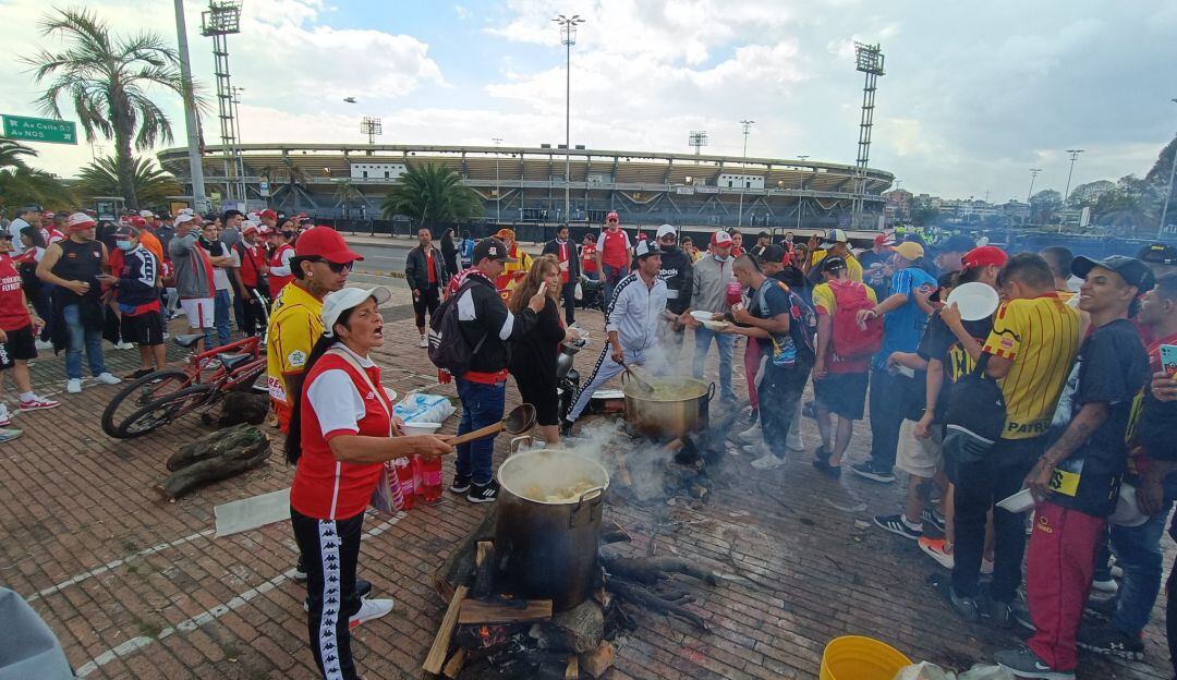 El Campín previo a Santa Fe vs Pereira