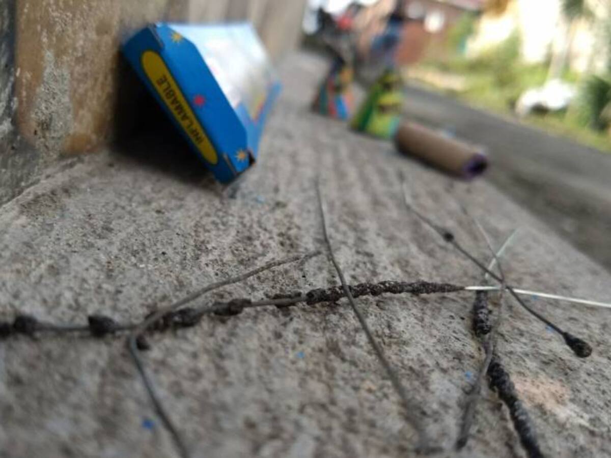 Cuatro quemados con pólvora deja fin de semana de las velitas en Risaralda