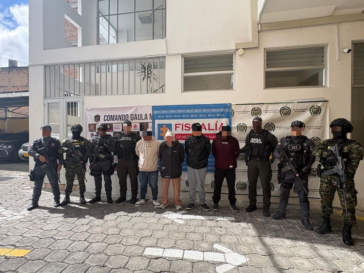 Cuatro presuntos integrantes de la Estructura Iván Ríos fueron capturados en Ricaurte-Nariño