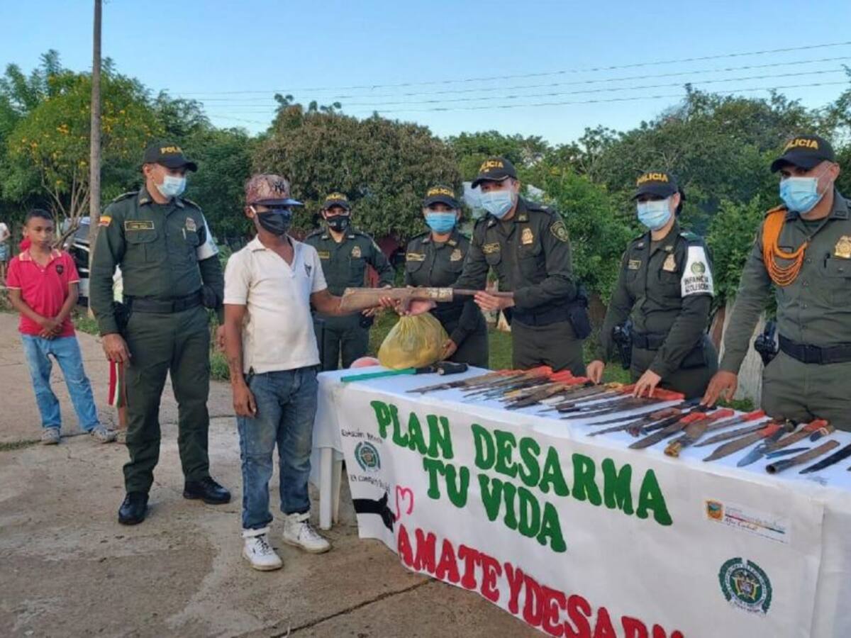 Desarrollan jornada de desarme voluntario en El Carmen de Bolívar