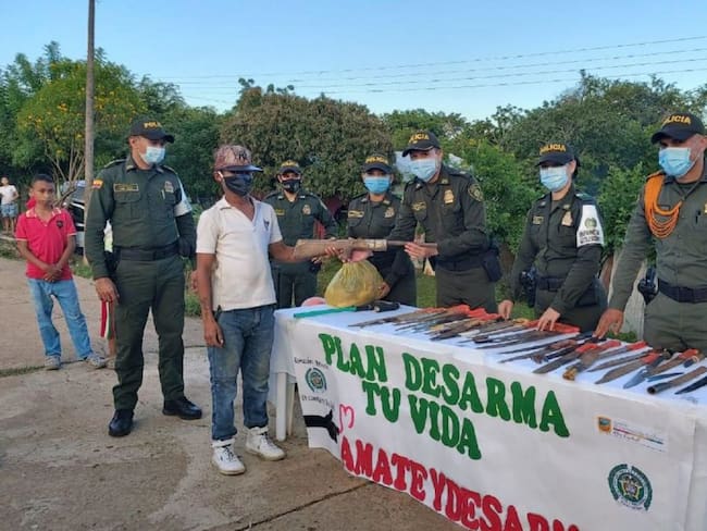 Desarrollan jornada de desarme voluntario en El Carmen de Bolívar