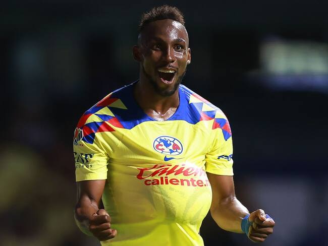 Julián Quiñones, futbolista colombiano que juega para el América de México (Photo by Hector Vivas/Getty Images)