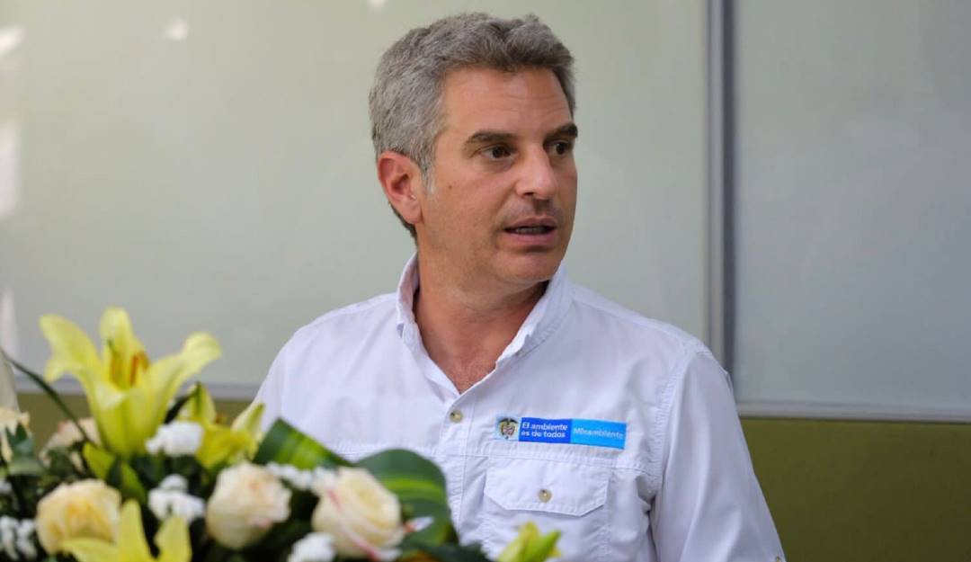 Ministro de Ambiente, Carlos Correa. Foto: Cortesía MinAmbiente.