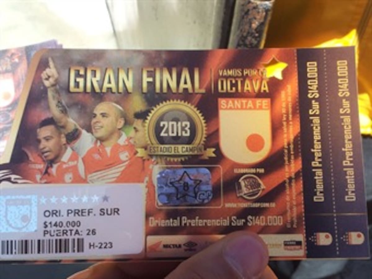 Comienza venta de boletas, para final Santa Fe-Nacional