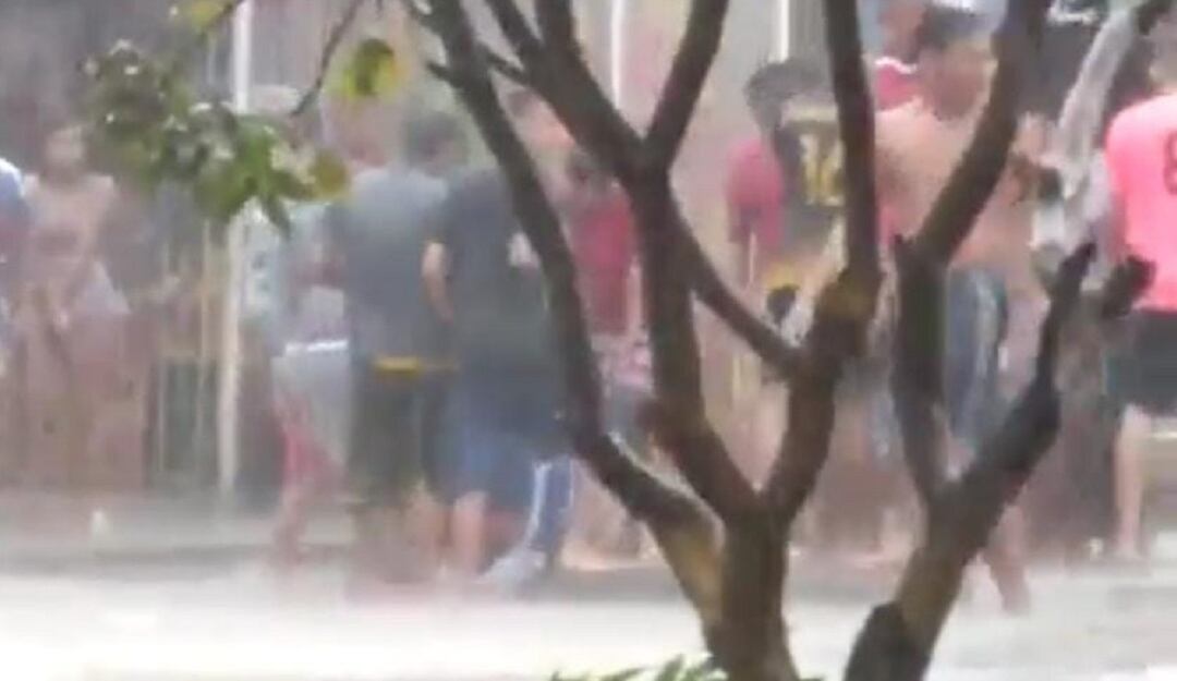 Pelea entre pandillas