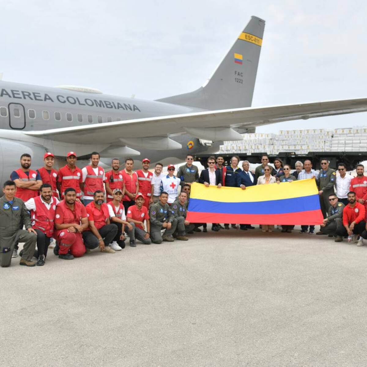 Aterrizó avión de la FAC con 72 colombianos que estaban en Israel