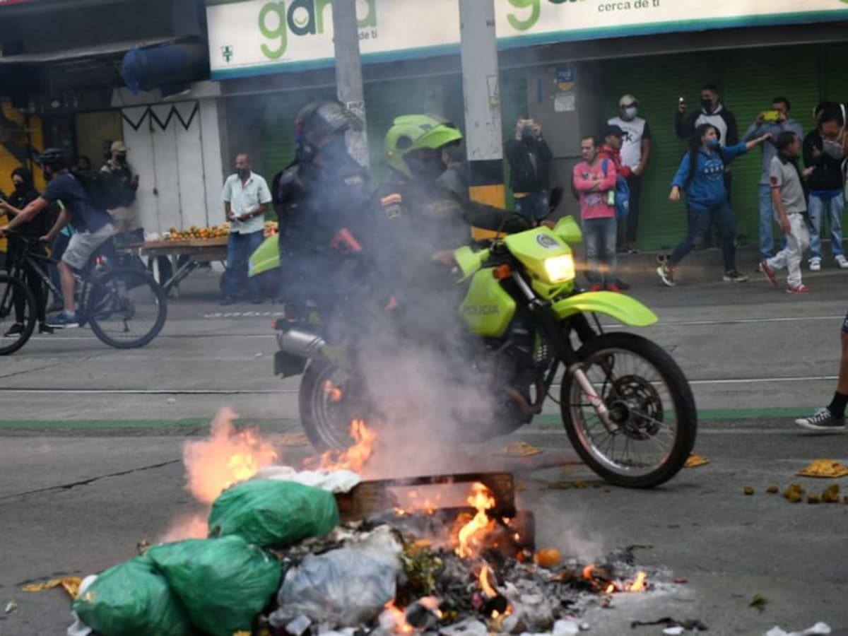 Policía entregó balance del tercer día de protestas en el Valle de Aburrá