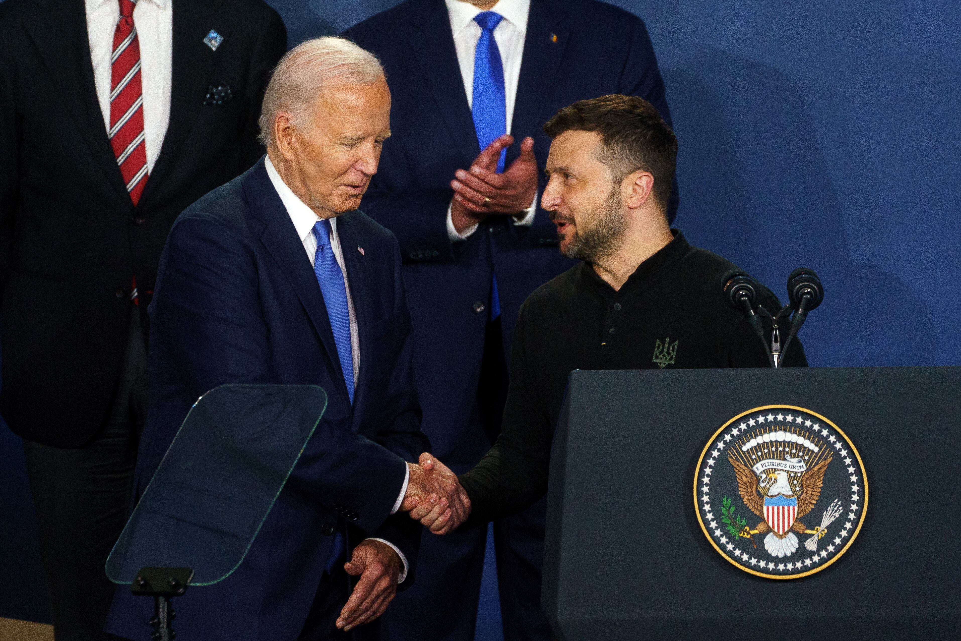 Presidente Zelenski anuncia reunión inminente para presentarle a Biden su "Plan de Victoria" ucraniana. ( Foto: EFE )