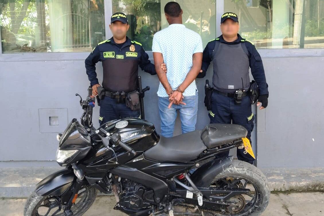 Ocho motocicletas recuperadas y capturan a igual número de personas en Cartagena