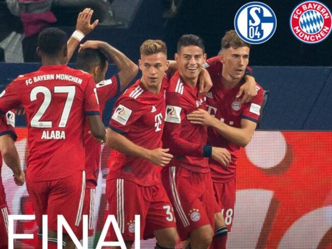 Vuelve a brillar: James anotó gol en la victoria del Bayern Múnich