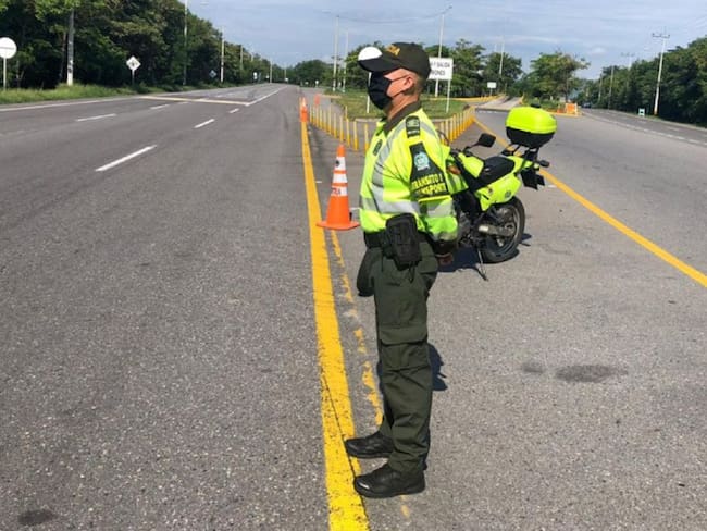 Más de 150 policías tienen un dispositivo especial en las vías del Tolima