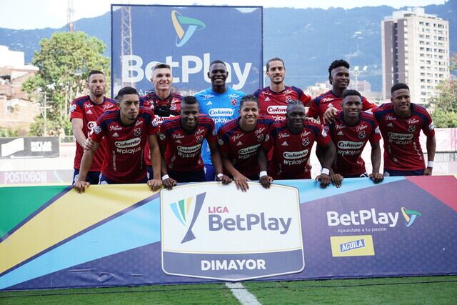 Once inicial del Indepediente Medellín ante Nacional / Colprensa.