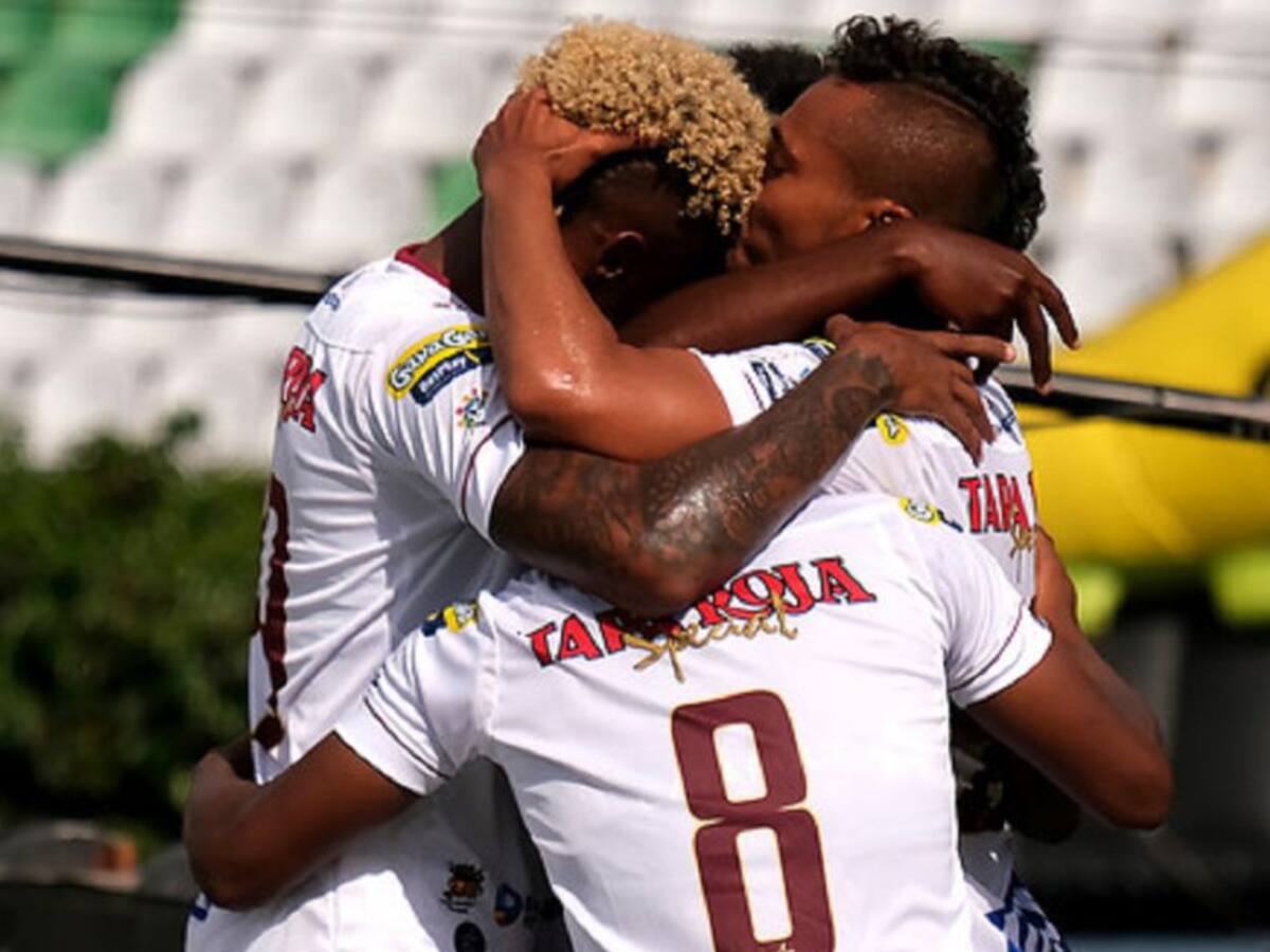 Tolima goleó a Cúcuta en Armenia y retomó el liderato de la Liga