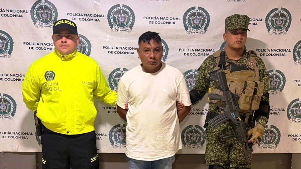 Cabecilla del Clan del Golfo en Bolívar fue capturado saliendo de una cita odontológica en Antioquia