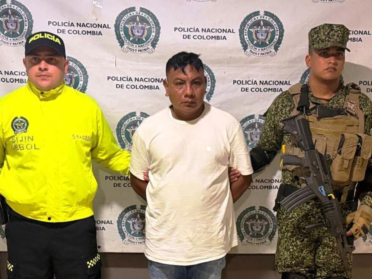 Cabecilla del Clan del Golfo en Bolívar fue capturado saliendo de una cita odontológica en Antioquia